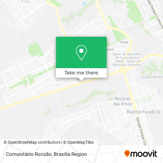 Comunitário Rorizão map