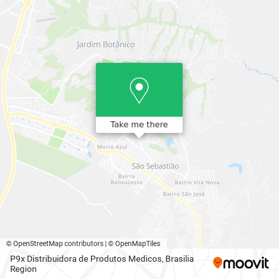 P9x Distribuidora de Produtos Medicos map