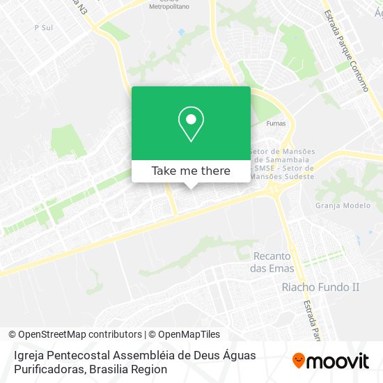 Igreja Pentecostal Assembléia de Deus Águas Purificadoras map