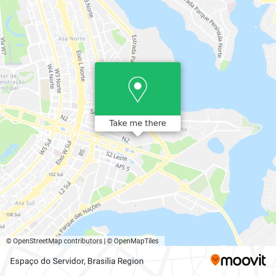 Espaço do Servidor map