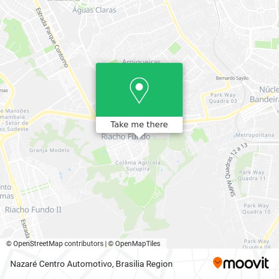 Nazaré Centro Automotivo map