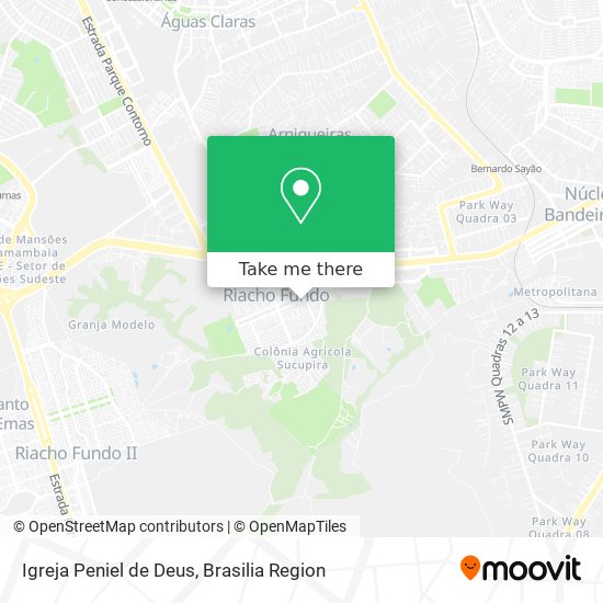 Igreja Peniel de Deus map