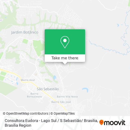 Consultora Eudora - Lago Sul / S Sebastião/ Brasilia map