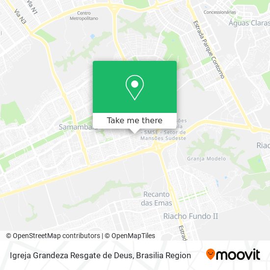 Igreja Grandeza Resgate de Deus map