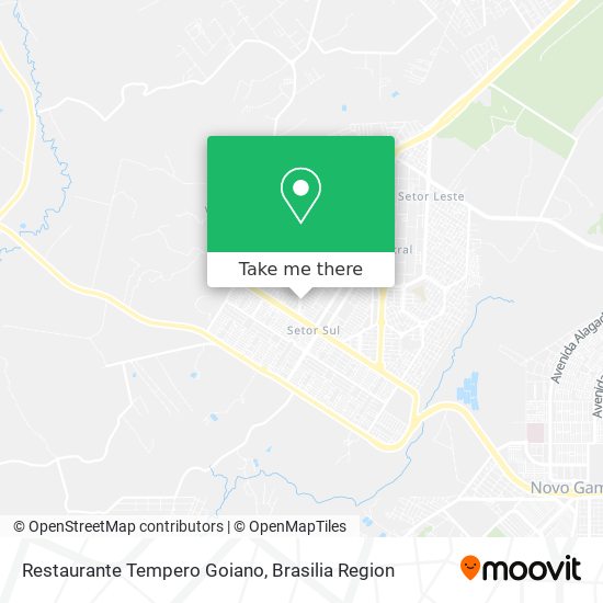 Restaurante Tempero Goiano map