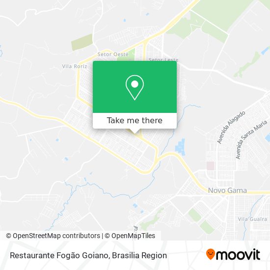 Restaurante Fogão Goiano map