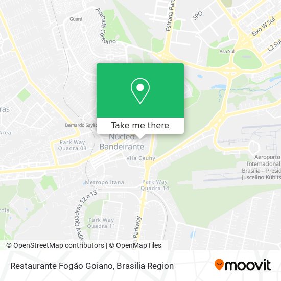 Restaurante Fogão Goiano map
