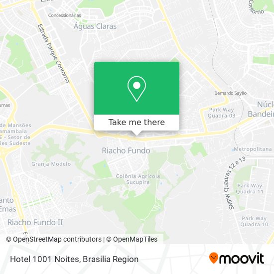 Hotel 1001 Noites map