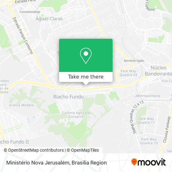 Ministério Nova Jerusalém map