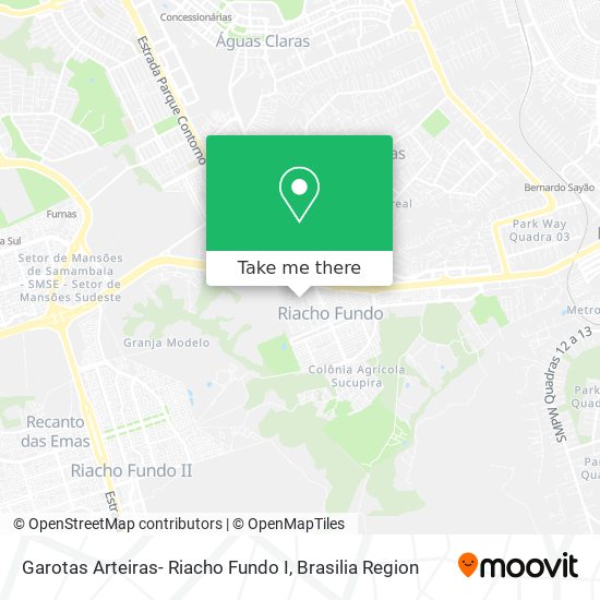 Garotas Arteiras- Riacho Fundo I map