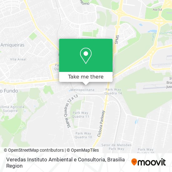 Veredas Instituto Ambiental e Consultoria map