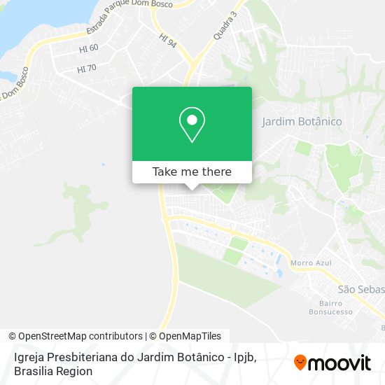 Igreja Presbiteriana do Jardim Botânico - Ipjb map