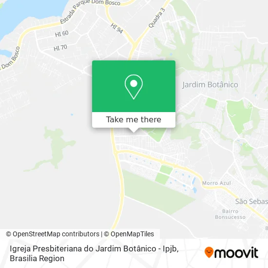 Igreja Presbiteriana do Jardim Botânico - Ipjb map