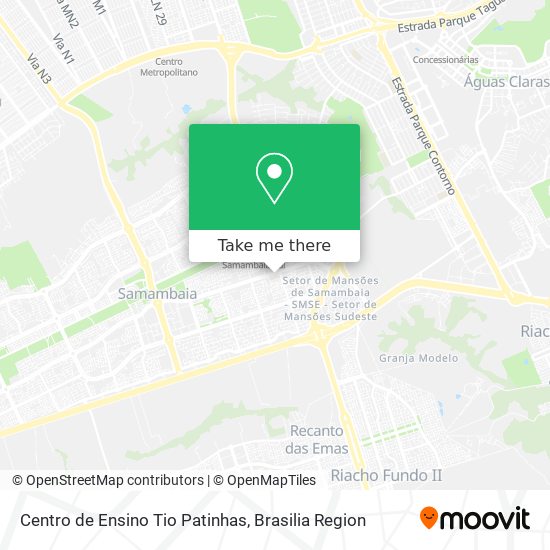 Centro de Ensino Tio Patinhas map