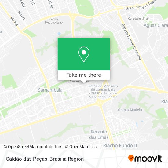 Saldão das Peças map