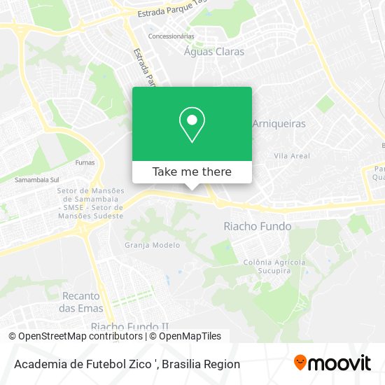 Academia de Futebol Zico ' map