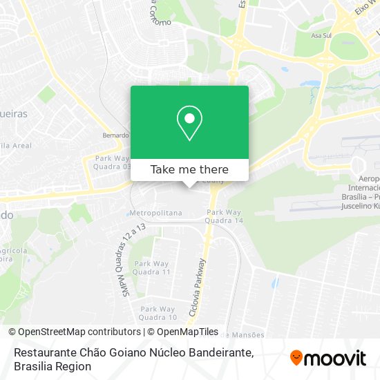 Restaurante Chão Goiano Núcleo Bandeirante map