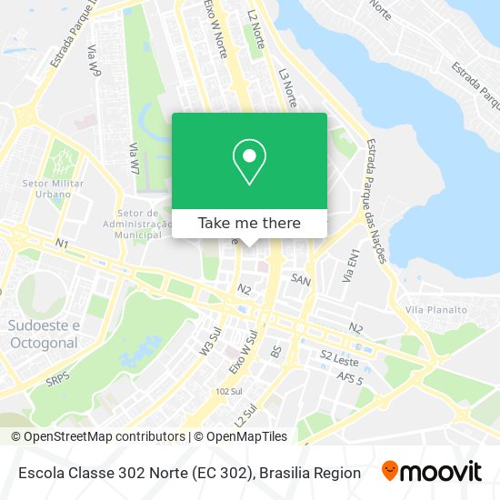 Escola Classe 302 Norte (EC 302) map