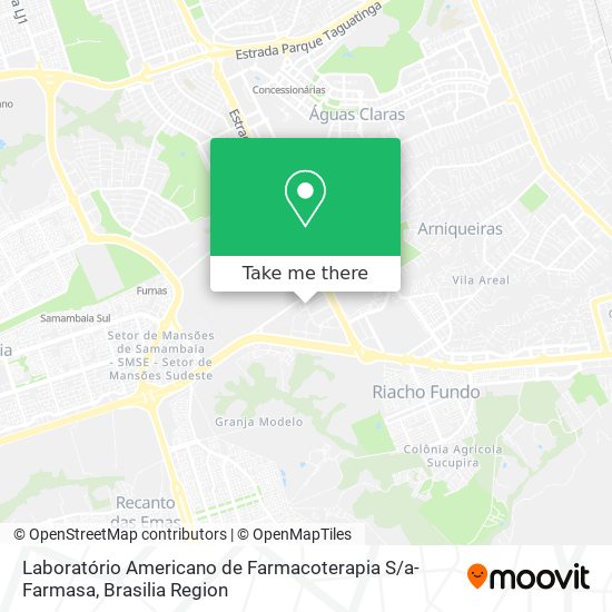Laboratório Americano de Farmacoterapia S / a-Farmasa map