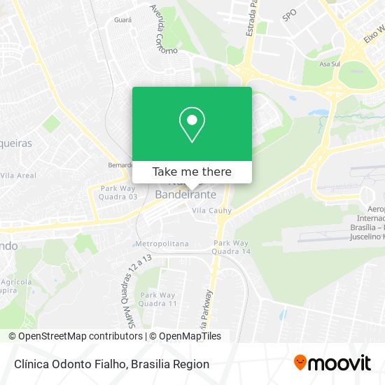 Clínica Odonto Fialho map