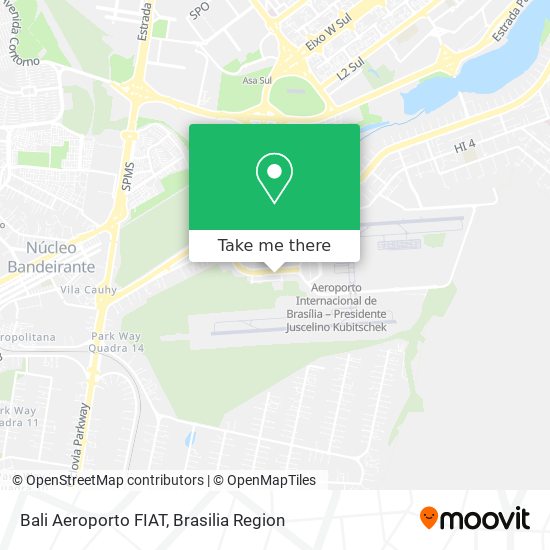 Bali Aeroporto FIAT map