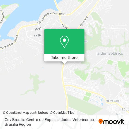 Cev Brasilia Centro de Especialidades Veterinarias map