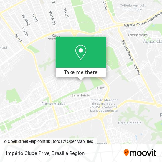 Império Clube Prive map