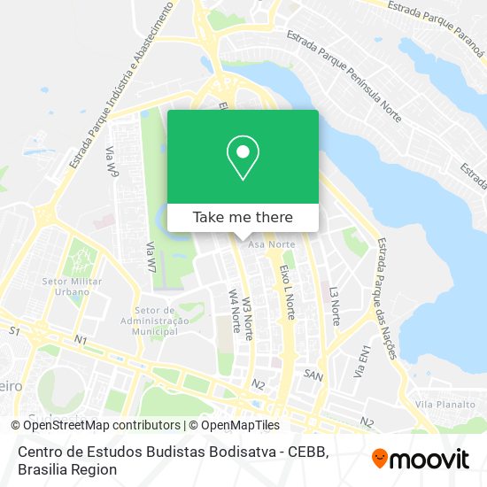Centro de Estudos Budistas Bodisatva - CEBB map