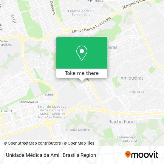 Unidade Médica da Amil map