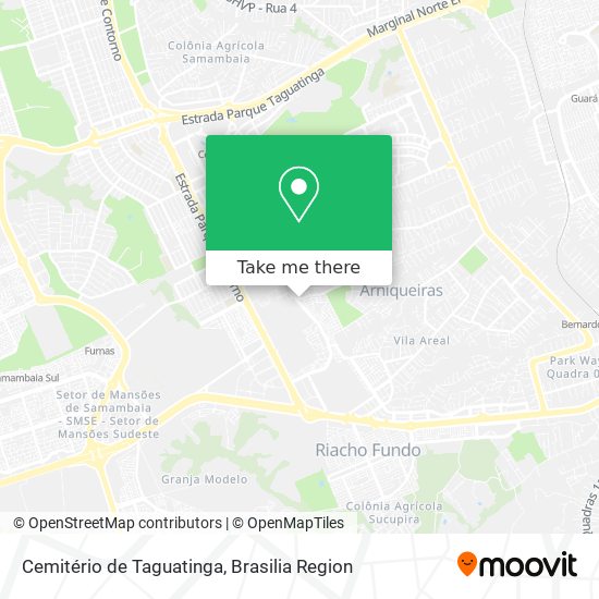 Cemitério de Taguatinga map