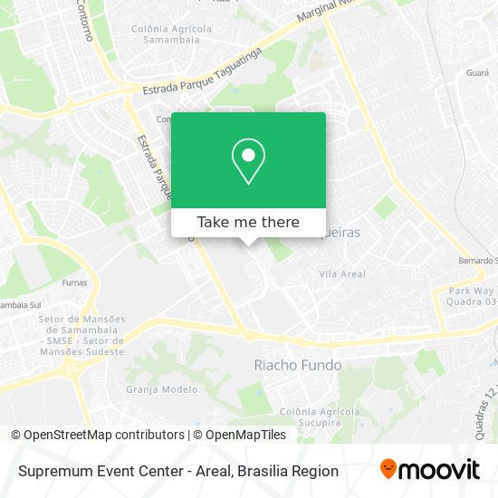Supremum Event Center - Areal map
