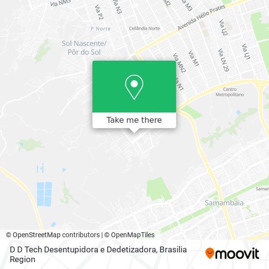 D D Tech Desentupidora e Dedetizadora map