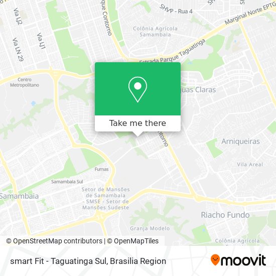 smart Fit - Taguatinga Sul map