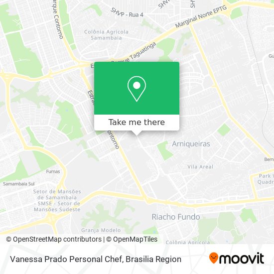Vanessa Prado Personal Chef map