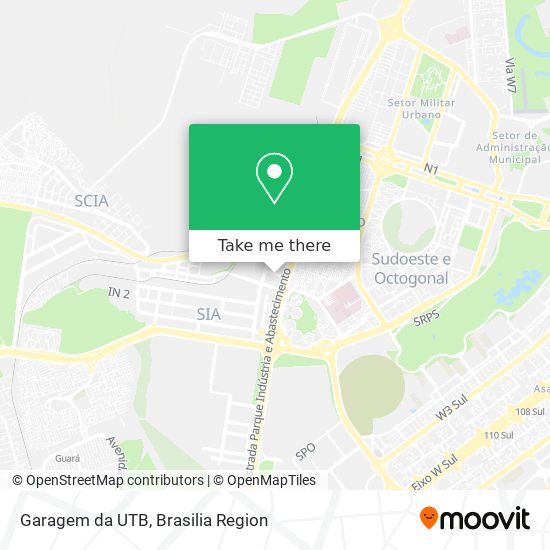 Garagem da UTB map