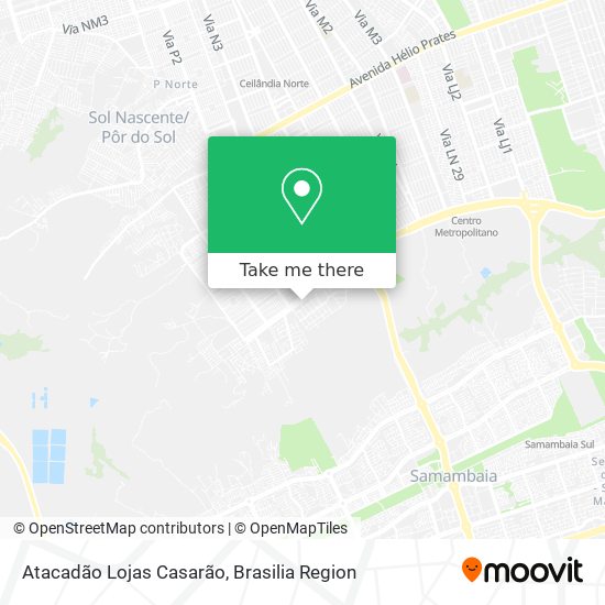Atacadão Lojas Casarão map