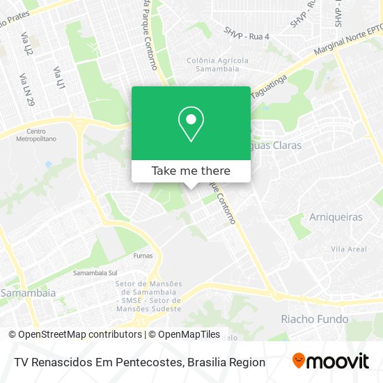 Mapa TV Renascidos Em Pentecostes