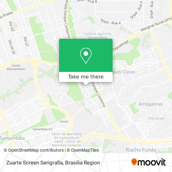 Zuarte Screen Serigrafia map