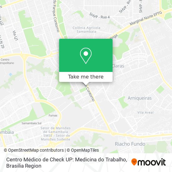 Centro Médico de Check UP: Medicina do Trabalho map