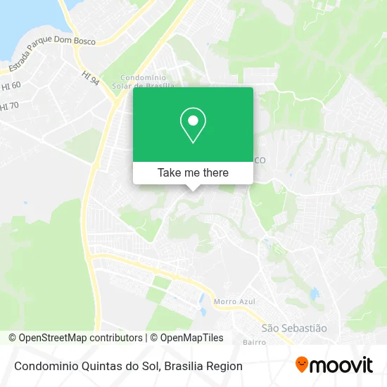 Condominio Quintas do Sol map