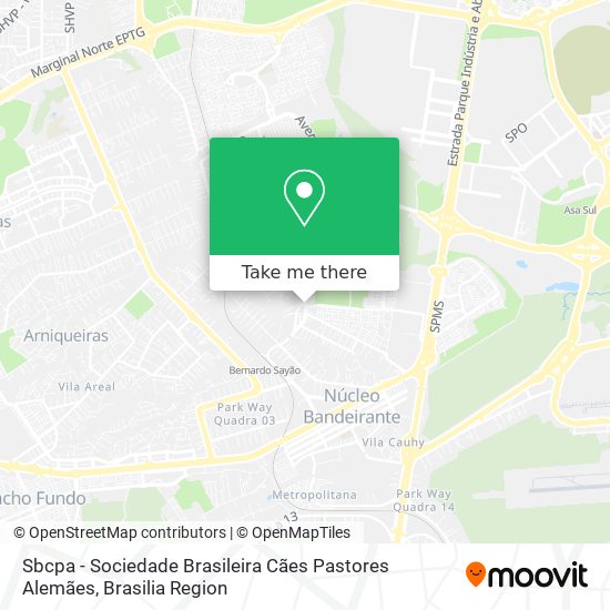Sbcpa - Sociedade Brasileira Cães Pastores Alemães map