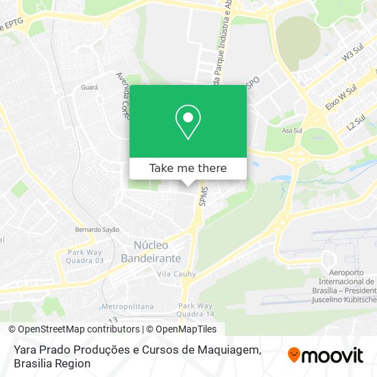 Yara Prado Produções e Cursos de Maquiagem map