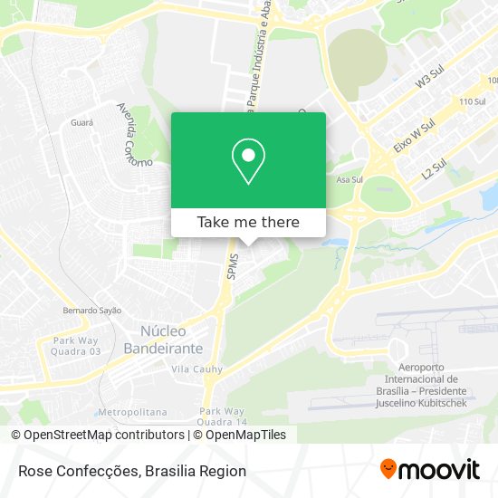 Rose Confecções map