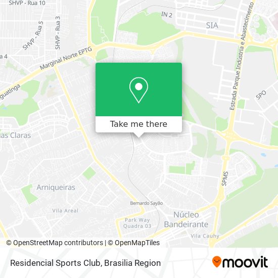 Mapa Residencial Sports Club