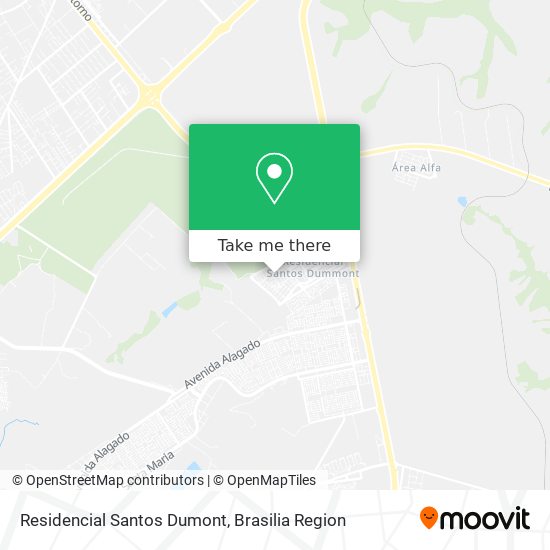 Residencial Santos Dumont map