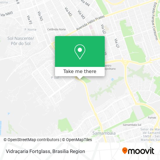 Vidraçaria Fortglass map