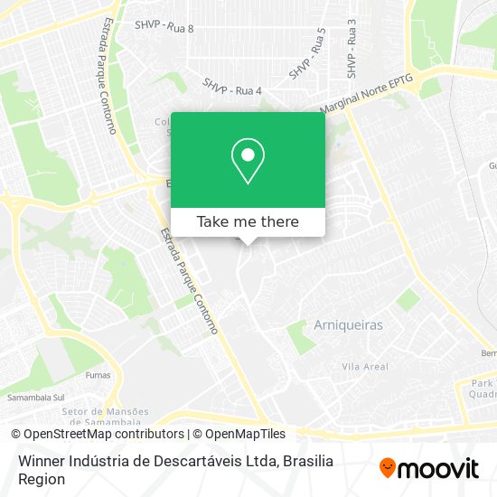 Winner Indústria de Descartáveis Ltda map