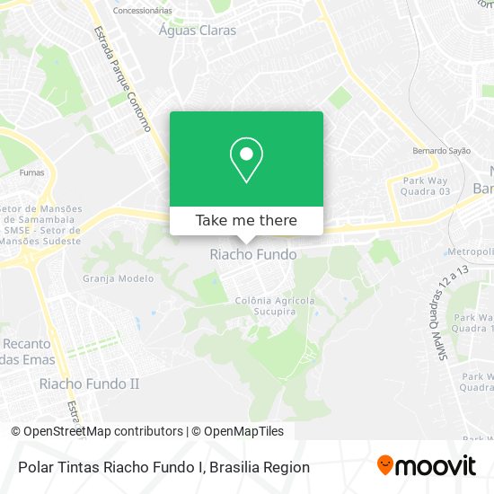 Polar Tintas Riacho Fundo I map