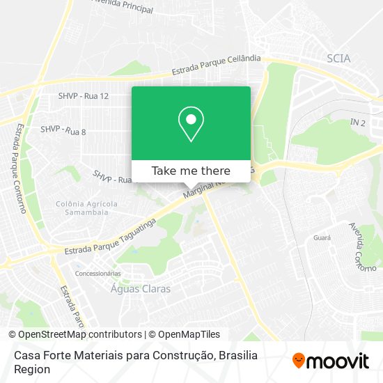 Casa Forte Materiais para Construção map