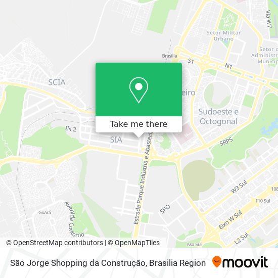 São Jorge Shopping da Construção map